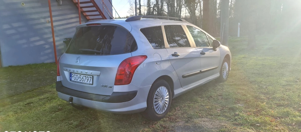 Peugeot 308 cena 11350 przebieg: 106052, rok produkcji 2008 z Resko małe 106